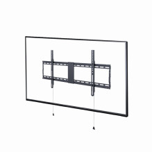 TV Mount - Gembird WM-90F-01, supports up to 90' TVs and 70 kg, black TV Mount - Gembird WM-90F-01, supports up to 90' TVs and 70 kg, black