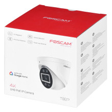 FOSCAM T8EP 8MP POE IP kamera, balta FOSCAM T8EP 8MP POE IP kamera, balta