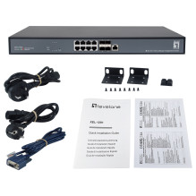 Switch 8x10GE / 4x10GSFP+ 19" Managed L3