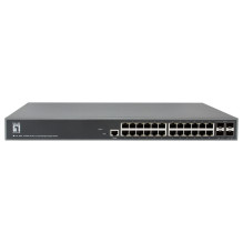 Switch 24xGE / 4x10GSFP+ TURING 19" Managed L3
