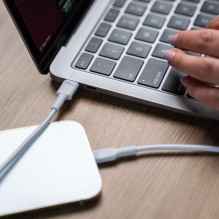 USB-C Lightning (ST-ST) 1m Green Cell White USB-C Lightning (ST-ST) 1m Green Cell White