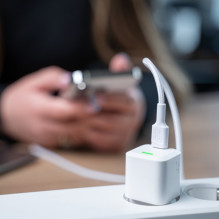 USB-C Lightning (ST-ST) 1m Green Cell White USB-C Lightning (ST-ST) 1m Green Cell White