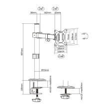 Equip Tischhalterung 17"-32" / 1TFT 360° 9Kg schwarz retail Equip Tischhalterung 17"-32" / 1TFT 360° 9Kg schwarz retail