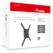 Equip Wandhalterung 23"-55" / 1TFT gelenkig 1Gelenk 30Kg sw mažmeninė prekyba Equip Wandhalterung 23"-55" / 1TFT gelenkig 1Gelenk 30Kg sw mažmeninė prekyba