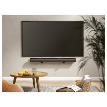 Equip Uni. Soundbar-Wandhalt. 800x400mm 15Kg schwarz lite Mažmeninė prekyba