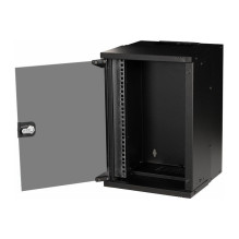 Equip 10" Wall-mounted enclosure with glass door ECO 300x300mm 9U Black
