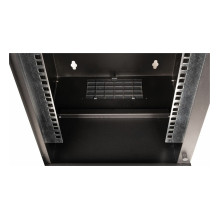 Equip 10" Wall-mounted enclosure with glass door ECO 300x300mm 9U Black