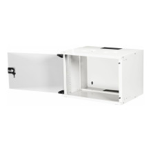 Equip 19" wall-mounted enclosure with glass door ECO 540x400mm 7U grey
