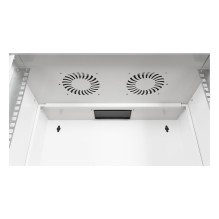 Equip 19" wall-mounted enclosure with glass door ECO 540x400mm 7U grey