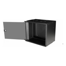 Equip 19 colių Wandgehäuse Glastür ECO 540x400mm 9U schwarz