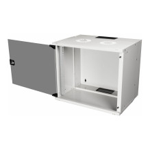 Equip 19" wall-mounted enclosure with glass door ECO 540x400mm 9U grey