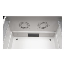 Equip 19" wall-mounted enclosure with glass door ECO 540x400mm 9U grey