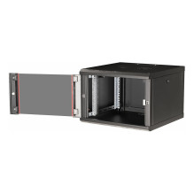 Equip 19" Network Cabinet with Glass Door PM 600x600mm 7HE Black