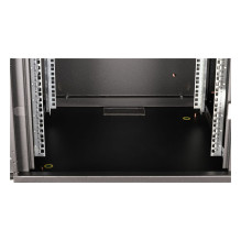 Equip 19" Network Cabinet with Glass Door PM 600x600mm 7HE Black