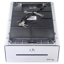 Cash drawer 4Schein- / 4Münzfächer RJ11 POS silver Cash drawer 4Schein- / 4Münzfächer RJ11 POS silver
