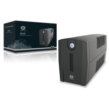 CONCEPTRONIC USV 650VA / 360W / 2xSchuko / HID USB / RJ45in / Out sw CONCEPTRONIC USV 650VA / 360W / 2xSchuko / HID USB / RJ45in / Out sw