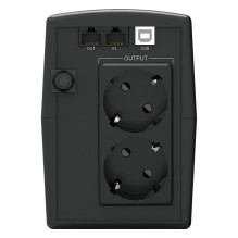 CONCEPTRONIC USV 650VA / 360W / 2xSchuko / HID USB / RJ45in / Out sw CONCEPTRONIC USV 650VA / 360W / 2xSchuko / HID USB / RJ45in / Out sw