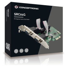CONCEPTRONIC PCIe1x Kortelė 2xRS232-Seriell 2.5Gbps CONCEPTRONIC PCIe1x Kortelė 2xRS232-Seriell 2.5Gbps