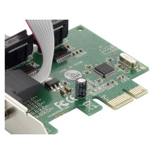 CONCEPTRONIC PCIe1x Kortelė 2xRS232-Seriell 2.5Gbps CONCEPTRONIC PCIe1x Kortelė 2xRS232-Seriell 2.5Gbps
