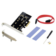 CONCEPTRONIC M.2 4xPCIe3.0 Kortelė M.2 SATA / M.2 NVMe SSD CONCEPTRONIC M.2 4xPCIe3.0 Kortelė M.2 SATA / M.2 NVMe SSD