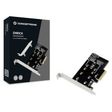 CONCEPTRONIC M.2 4xPCIe3.0 Kortelė M.2 SATA / M.2 NVMe SSD CONCEPTRONIC M.2 4xPCIe3.0 Kortelė M.2 SATA / M.2 NVMe SSD