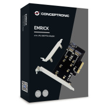 CONCEPTRONIC M.2 4xPCIe3.0 Kortelė M.2 SATA / M.2 NVMe SSD CONCEPTRONIC M.2 4xPCIe3.0 Kortelė M.2 SATA / M.2 NVMe SSD