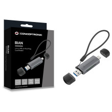 CONCEPTRONIC USB-A card reader / -C3.2- TF / Micro-SD3.0 black CONCEPTRONIC USB-A card reader / -C3.2- TF / Micro-SD3.0 black