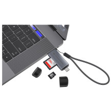 CONCEPTRONIC USB-A card reader / -C3.2- TF / Micro-SD3.0 black CONCEPTRONIC USB-A card reader / -C3.2- TF / Micro-SD3.0 black