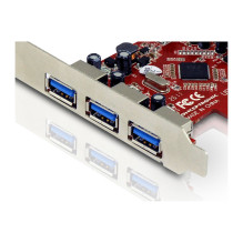 CONCEPTRONIC PCIe1x Card 3xUSB-A Ext. / 1xUSB-A Int. 5Gbps