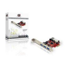 CONCEPTRONIC PCIe1x Kortelė 3xUSB-A Išl. / 1xUSB-A Tarpt. 5Gbps CONCEPTRONIC PCIe1x Kortelė 3xUSB-A Išl. / 1xUSB-A Tarpt. 5Gbps