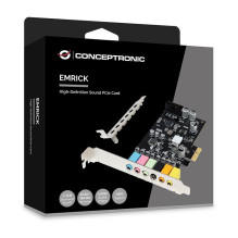 CONCEPTRONIC Garsas PCIe-Karte 7.1CH S / PDIF bis 24Bit / 192kHz CONCEPTRONIC Garsas PCIe-Karte 7.1CH S / PDIF bis 24Bit / 192kHz