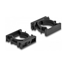 Delock Kabelschlauchhalter mit Verschlussclip 28,5 mm 4 Stück schwarz Delock Kabelschlauchhalter mit Verschlussclip 28,5 mm 4 Stück schwarz