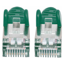 Patchkabel Cat6a-Stecker / Cat7-Rohkabel 2m grün Patchkabel Cat6a-Stecker / Cat7-Rohkabel 2m grün