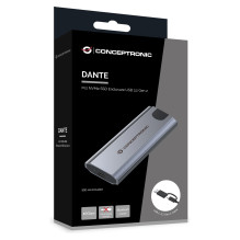 CONCEPTRONIC SSD Gehäuse M-Key M.2- M / B+M-Key / USB-C3.2 gr CONCEPTRONIC SSD Gehäuse M-Key M.2- M / B+M-Key / USB-C3.2 gr