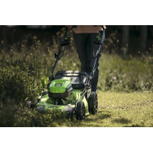 Akumuliatorinė vejapjovė su 60 V pavara, 51 cm, Greenworks GD60LM51SP - 2514307