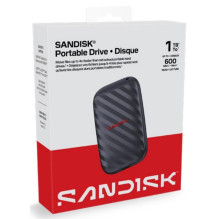 External SSD, SANDISK, Read speed 600 MB / s, 1 TB, SDSSDE10, SDSSDE10-1T00-G25 External SSD, SANDISK, Read speed 600 MB / s, 1 TB, SDSSDE10, SDSSDE10-1T00-G25