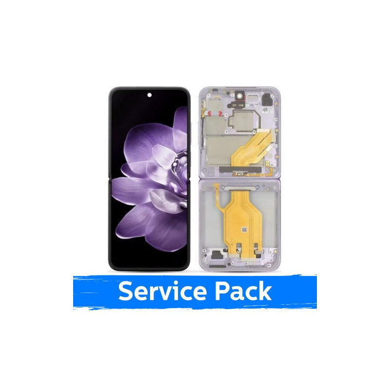 Ekranas skirtas Xiaomi Mix Flip su rėmeliu / Purple / (Service Pack)
