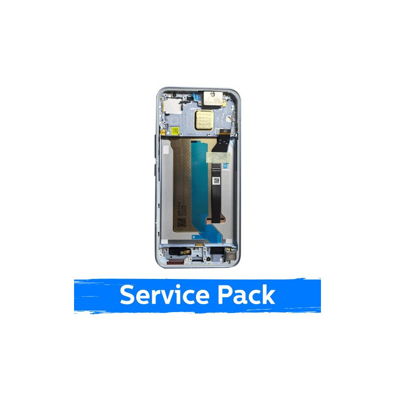 Ekranas skirtas Xiaomi Poco X8 Pro Max su rėmeliu / Blue / (Service Pack)