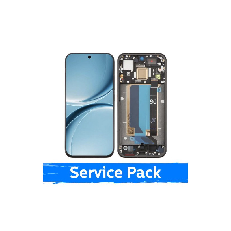 Ekranas skirtas Xiaomi Poco X8 Pro su rėmeliu / Black / (Service Pack)