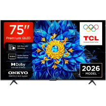 TCL P8L 75P8L TV 190.5 cm (75") 4K Ultra HD Smart TV Wi-Fi Black 450 cd / m²