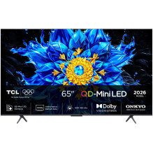 TCL P8L 65P8L TV 165.1 cm (65") 4K Ultra HD Smart TV Wi-Fi Black 450 cd / m²
