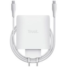 Lādētājs Trust MAXO 100W 2xUSB-C GaN White 8713439255287 25528 (8713439255287)