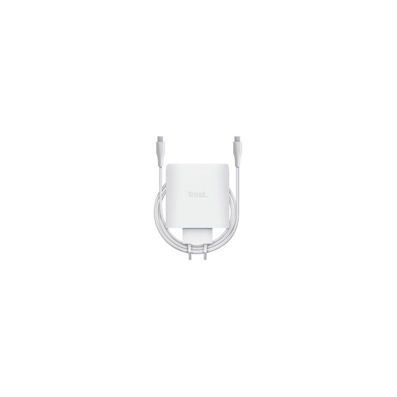 Lādētājs Trust MAXO 100W 2xUSB-C GaN White 8713439255287 25528 (8713439255287)