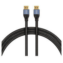 Kabelis Savio DisplayPort 2.1 Male - DisplayPort Male 8K 3m 5907264119965 CL-211 (5907264119965)