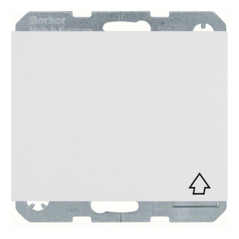 Berker 4751 71 09 Schuko socket 16A K.1 polar white with folding cover