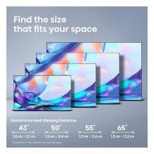 139,0cm / 55" (3840x2160) Hisense 55A7DS Smart TV 4K Hi-QLED 8ms 60Hz HDMI USB LAN HDR VESA WiFi Bluetooth Black 139,0cm / 55" (3840x2160) Hisense 55A7DS Smart TV 4K Hi-QLED 8ms 60Hz HDMI USB LAN HDR VESA WiFi Bluetooth Black