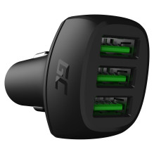 Car Charger Green Cell PowerRide 3xUSB Ultra Charge 12 / 24V 54W Black Car Charger Green Cell PowerRide 3xUSB Ultra Charge 12 / 24V 54W Black