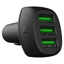 Auto Ladegerät Green Cell PowerRide 3xUSB Ultra Charge 12 / 24V 54W Juoda