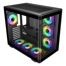 CoolerMaster Elite 600 7fans Juoda CoolerMaster Elite 600 7fans Juoda