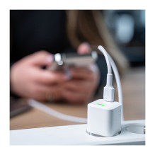 USB-C Lightning (ST-ST) 1m Green Cell White USB-C Lightning (ST-ST) 1m Green Cell White